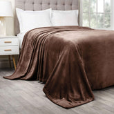 Generous Faux Fur Fleece Blanket